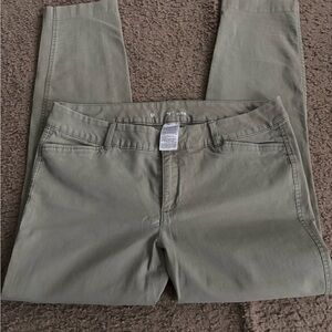 Olive Green Women's Jeans